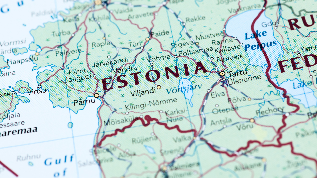 Map Of Estonia 