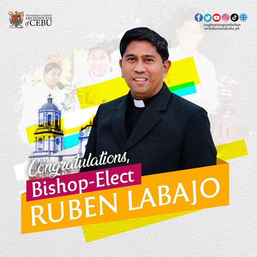 Archdiocese of Cebu's new bishop is Msgr. Ruben Labajo