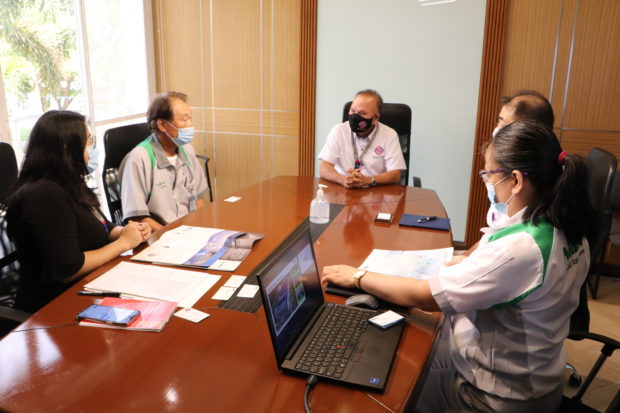 Top officials of Japanese manufacturer Nidec Subic Philippines Corporation pay a courtesy call on Subic Bay Metropolitan Authority Chairman and Administrator Rolen Paulino to discuss the company's P4-billion expansion project. (Photo courtesy of SBMA)
