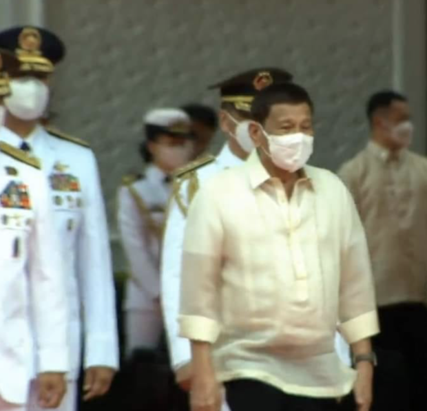Outgoing President Rodrigo Duterte. Cropped image from PCOO / Facebook