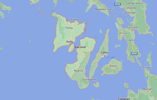 Western Visayas map. STORY: Heed new wage rate or face fine, Western Visayas employers told