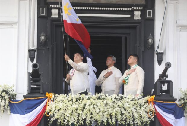 Martin Romualdez at Kawit, Cavite, for 124th Independence Day celebration. STORY: Romualdez: Heed Marcos’ call for unity