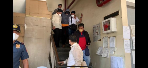 Christian Joseph Floralde attends the preliminary investigation on the frustrated murder charges filed against hit-and-run suspect Jose Antonio Sanvicente. Image from Tetch Tupas