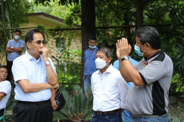 Agriculture Secretary William Dar at the Bureau of Animal Industry (BAI) research center in Tiaong, Quezon. Image from Alan Jay Jacalan / DA / Facebook