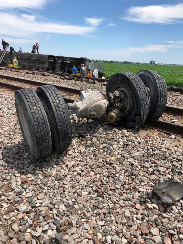 Three dead in Amtrak train crash and derailment in Missouri
