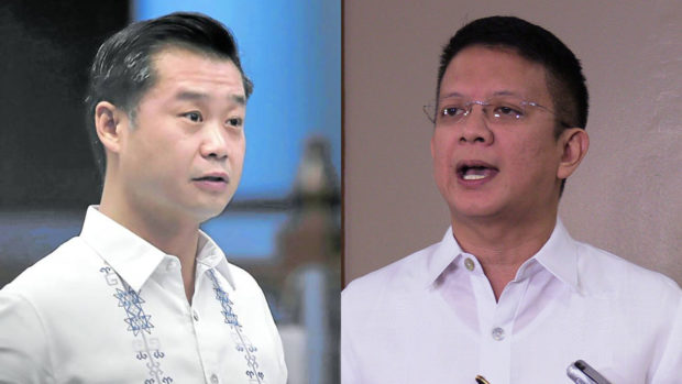 Sherwin Gatchalian and Francis Escudero. STORY: Opposition senators still hoping to block Maharlika Fund bill
