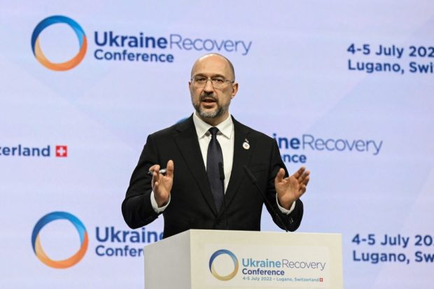 Ukraine's Prime Minister Denys Shmyhal