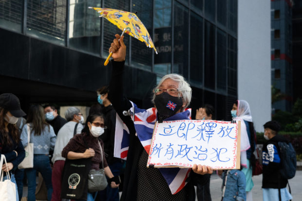 Hong Kong’s ‘Grandma Wong’ jailed for democracy protests