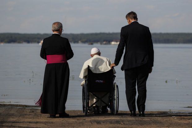 After the apology, the ‘healing’: Pope visits sacred lake in Canada