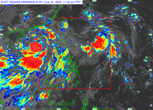 Tropical Depression “Domeng” slightly intensified on Thursday night, said the Philippine Atmospheric, Geophysical and Astronomical Services Administration (Pagasa), as it continued to move over the Philippine Sea.