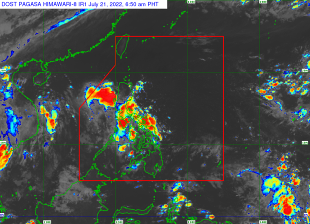 Pagasa weather satellite image as of 6:30AM