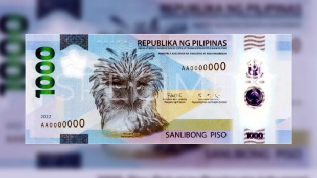 The 1,000-peso polymer bill. STORY: Stapled banknotes still acceptable – BSP