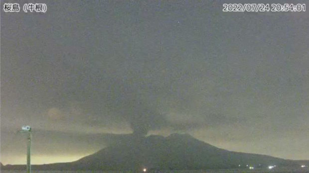 Volcano erupts on western Japanese island of Kyushu, no reports of damage