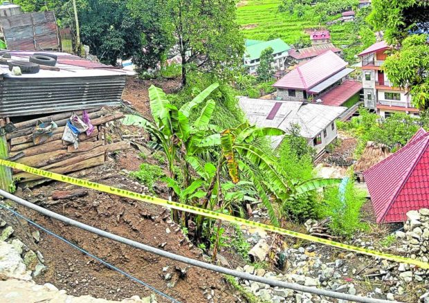 Avalanche in Banaue. STORY: Damage to agriculture in flood-hit Banaue reaches P48.8M