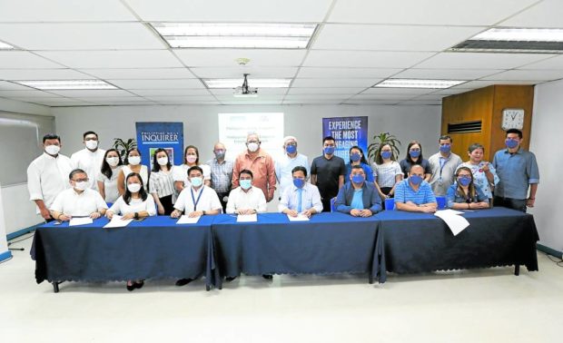 PDI signing of CBA 2022. STORY: Inquirer management, employees sign new 3-year CBA