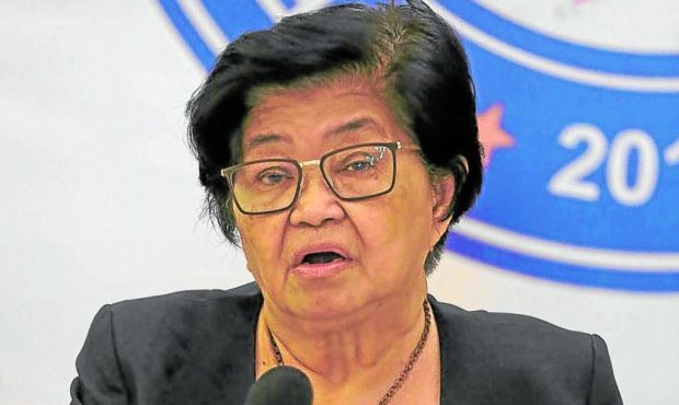 Clarita Carlos. STORY: Carlos shrugs off China’s rejection of arbitral ruling on WPS
