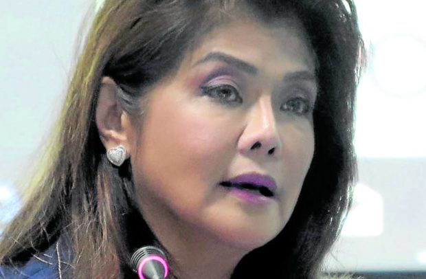 Imee Marcos. STORY: Imee: Time for Bongbong Marcos to get mad at smuggling