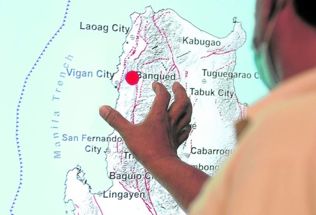 Phivolcs map epicenter of Abra quake STORY: Cordillera needs P6 billion for quake recovery – Neda