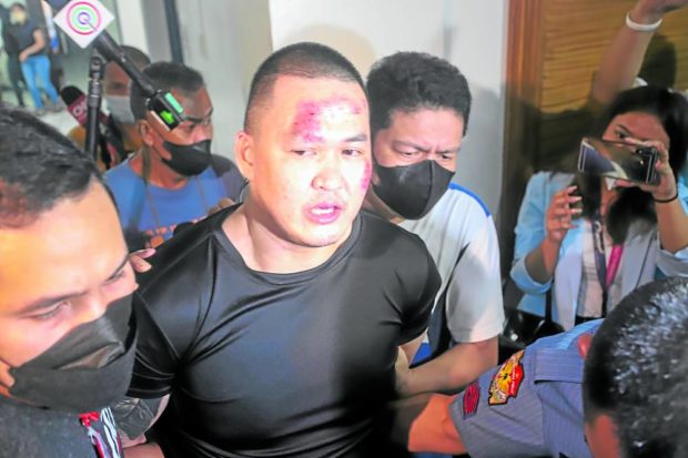 Suspect in the Ateneo shooting incident Chao Tiao Yumol. STORY: Physician in former mayor’s slay moved to Payatas jail