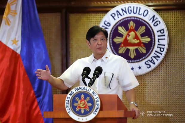 President Ferdinand "Bongbong" Marcos Jr. Image from PCOO / Facebook, presidential seal, Malacañang