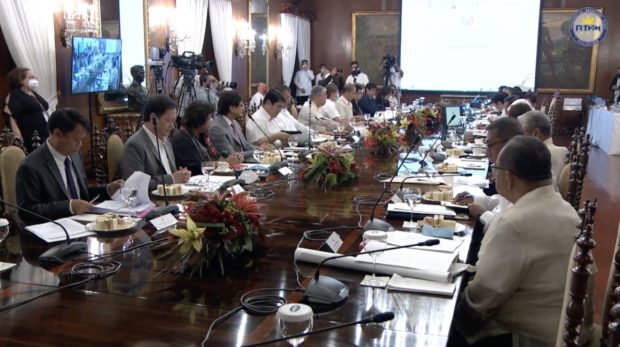 Bongbong Marcos telling his Cabinet that gov't job cuts not an option