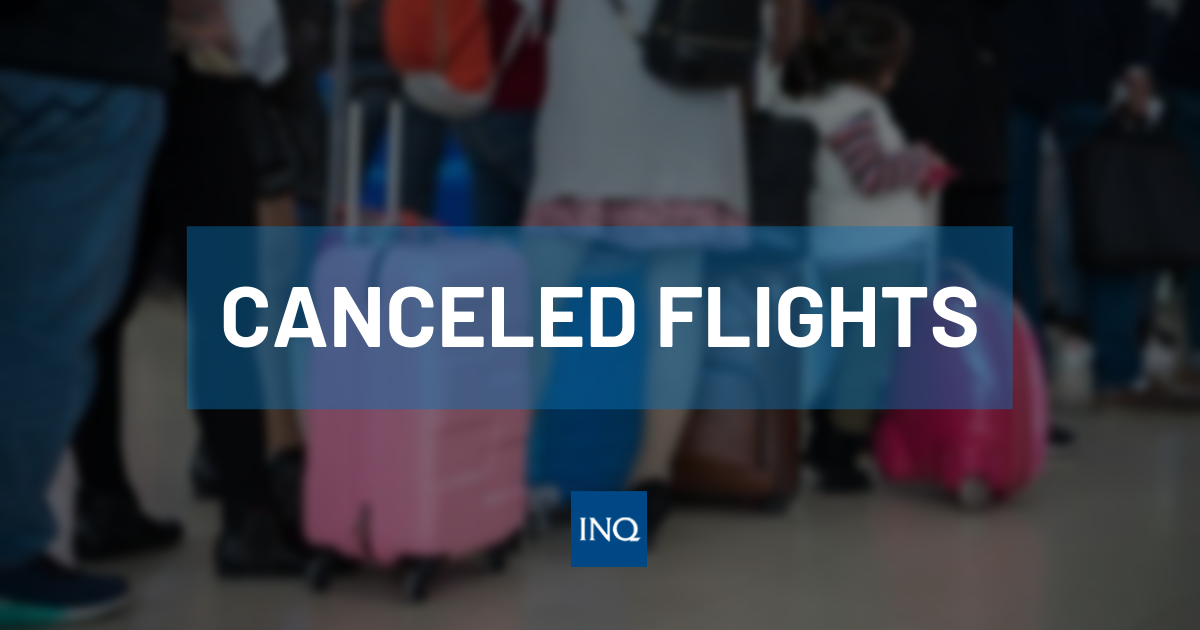 October 28 canceled flights due to bad weather