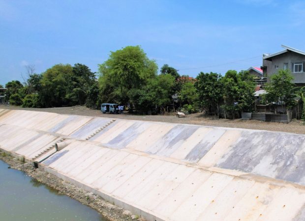 The Department of Public Works and Highways completes two flood control projects in Nueva Ecija. Courtesy of DPWH