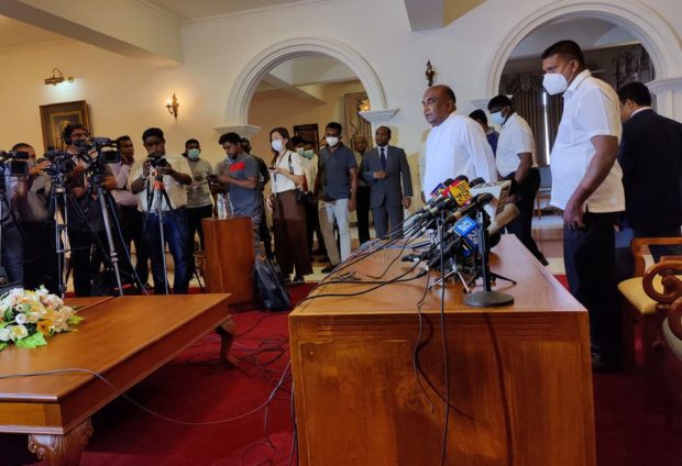Sri Lanka’s ousted president says he ‘took all possible steps’ to prevent crisis
