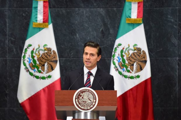 Ex-president of Mexico Enrique Pena Nieto.