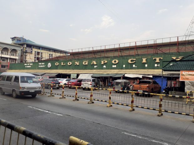 The photo shows a public market in Olongapo City where the number of COVID-19 active cases increased including two new infections among them a two-year-old boy