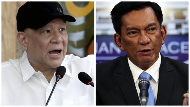 Ramon S. Ang, SMC, president, and Albay Rep. Joey Salceda. STORY: House to add safeguards in ‘corrected’ ecozone bill