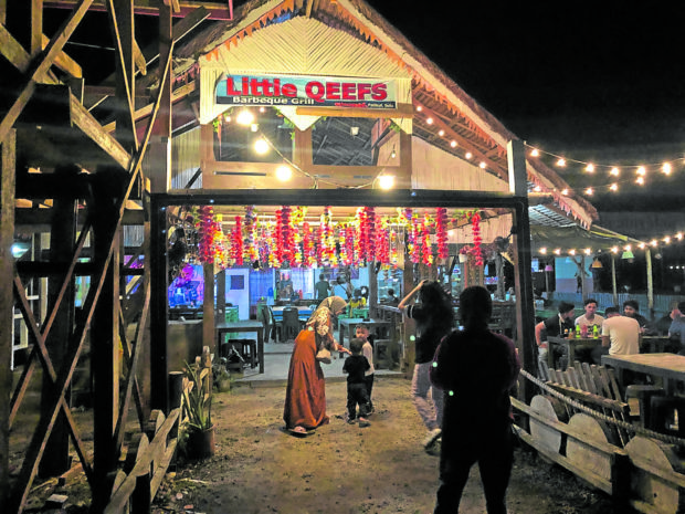Restaurant in Patikul town. STORY: Business, tourism booming as peace descends on Sulu