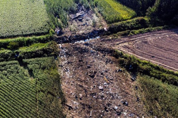 Eight crew members killed in Ukraine cargo plane crash in northern Greece