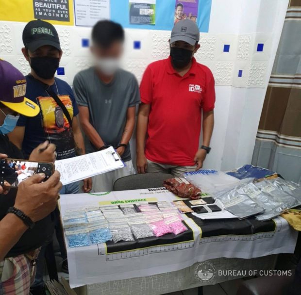 Nearly 3,000 pieces of ecstasy drug with an estimated value of over P5 million were seized in Cebu City, the Bureau of Customs (BOC) reported Tuesday.