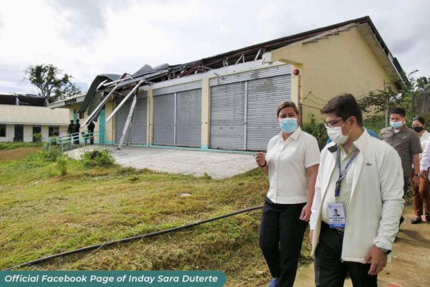  Vice President and Education Secretary Sara Duterte on Friday went to Bohol province to visit the schools ravaged by Typhoon Odette last year.