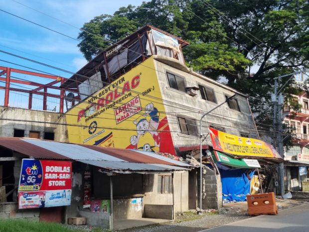 Buildings damaged by earthquake in Bangued in Abra on July 27, 2022. STORY: Earthquake damage at P414M; Ilocos infra hardest hit