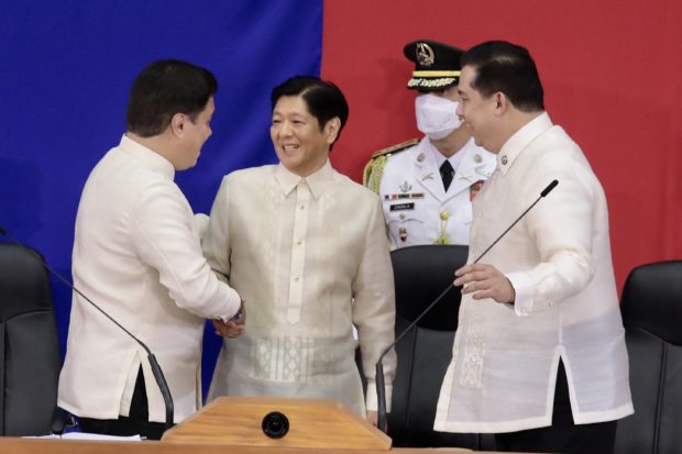 House Speaker Ferdinand Martin Romualdez and other lawmakers gave President Ferdinand Marcos Jr. high scores for his first year in office, claiming that the Chief Executive did his best in addressing the common folk’s concerns.