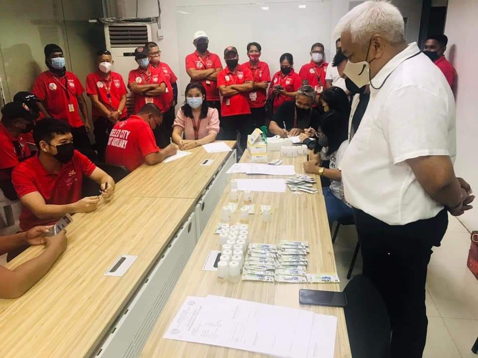 Four of the 75 members of the city tourism auxiliary force have tested positive for illegal drug use, authorities said.
