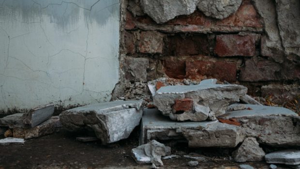 Rocket collapses apartment block in Ukraine’s Donbas, killing six