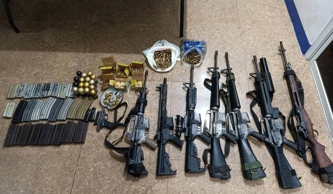 These seven firearms and ammunition were seized from a Maguindanao village chairperson 