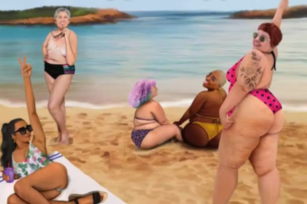 ging women to feel confident at the beach. STORY: Spanish gov’t wants all body types on beach