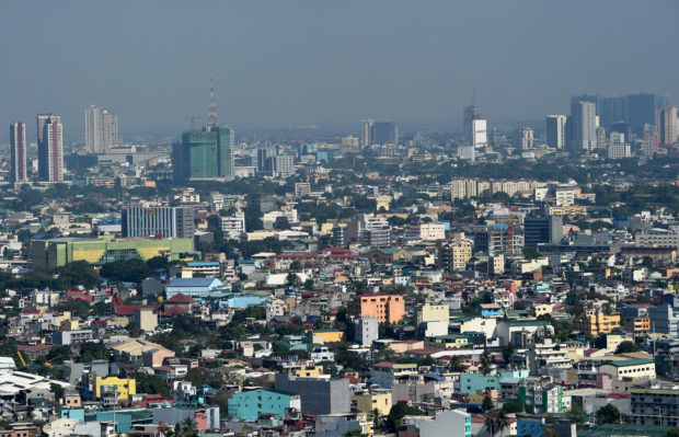 Metro Manila skyline. STORY: Roadmap aims to bring PH back to ‘high-growth trajectory’