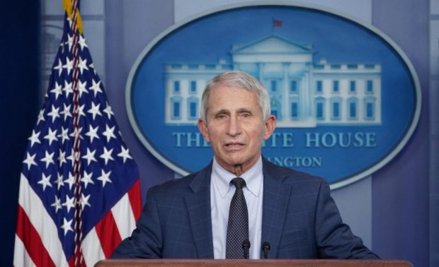 (FILES) In this file photo taken on December 01, 2021 Chief Medical Advisor to the president Dr. Anthony Fauci speaks during the daily briefing in the Brady Briefing Room of the White House in Washington, DC. - Anthony Fauci, who has helmed the United States' response to infectious disease outbreaks since the 1980s, will retire by the end of President Joe Biden's current term, he said in interviews August 22, 2022. (Photo by MANDEL NGAN / AFP)