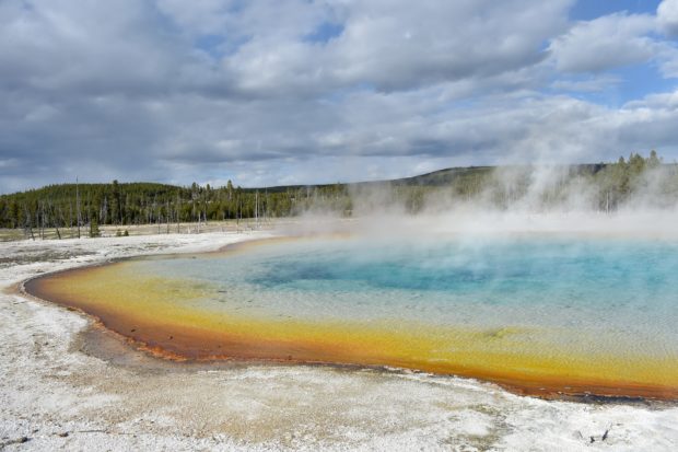 Human foot found in Yellowstone hot spring