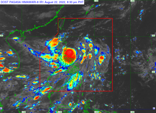 PAGASA satellite photo Florita. STORY: Florita triggers flooding, suspension of classes in Cagayan Valley, Bicol