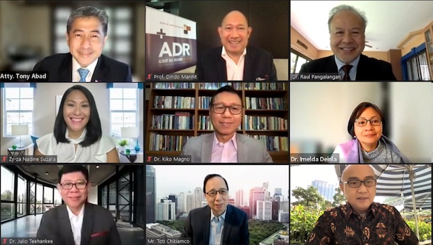 Virtual roundtable discussion organized by Stratbase ADR Institute and Democracy Watch Philippines