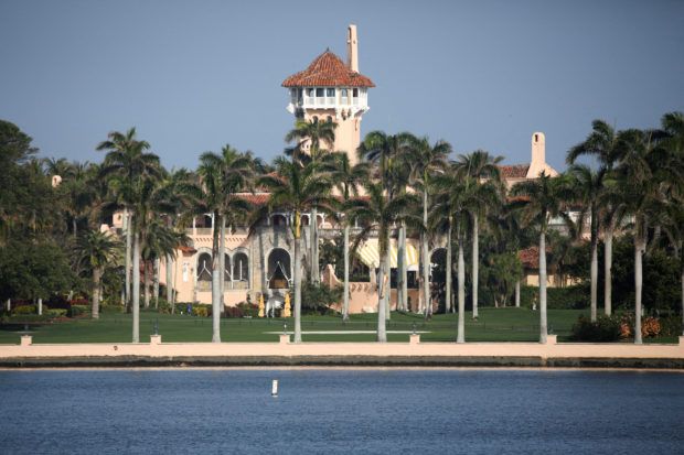 FILE PHOTO: Former U.S. President Donald Trump's Mar-a-Lago resort is seen in Palm Beach, Florida, U.S., February 8, 2021. REUTERS/Marco Bello/File Photo