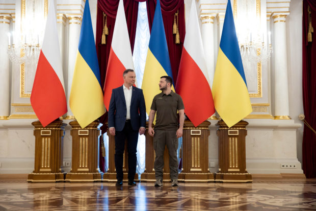 Polish President Duda in Kyiv to discuss more aid for Ukraine