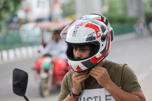India's state-funded helmet promises 'fresh air' in battle on winter smog