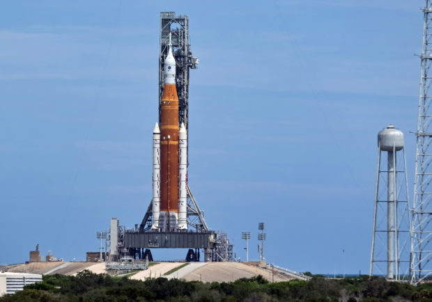 Nasa to make second attempt at debut moon rocket launch on Saturday